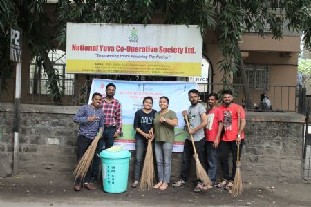 स्वच्छ भारत अभियान में एनवायसीएस ने दिया योगदान