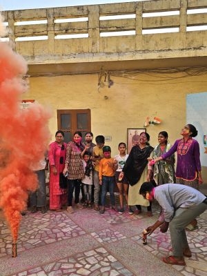 Holi Milan Celebration-2024 organized at NYCS Kovida Skill Development Centre 3